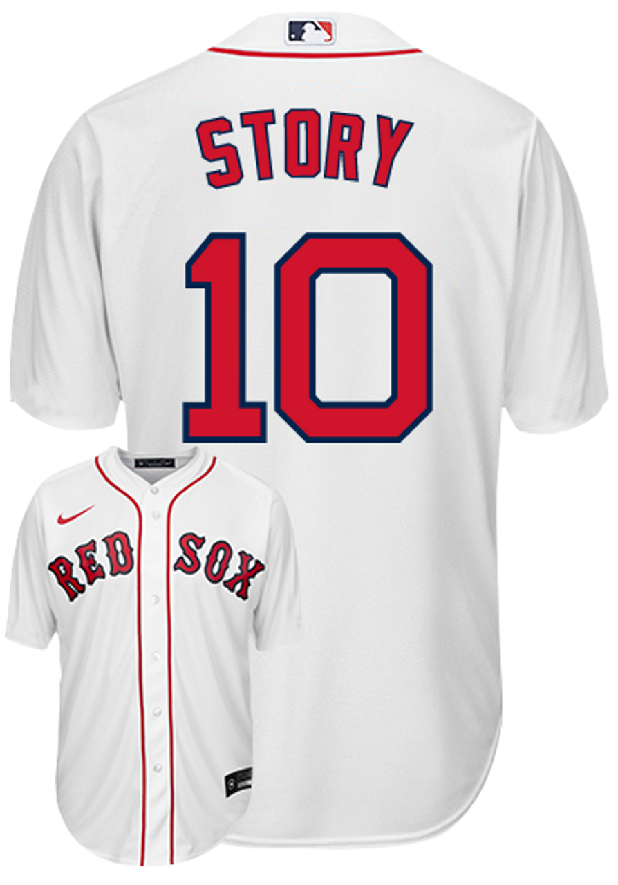 Nike Youth Nike Trevor Story White Boston Red Sox Home Replica Player Jersey