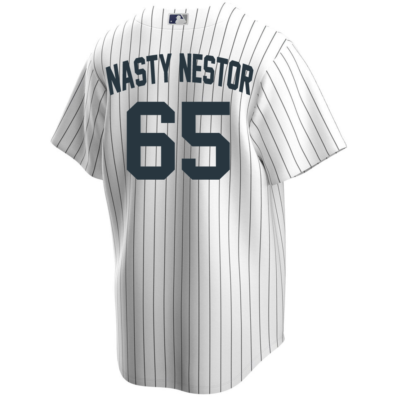 Nestor Cortes Jr. New York Yankees Game-Used #65 White Pinstripe Jersey vs.  Minnesota Twins on April 14, 2023