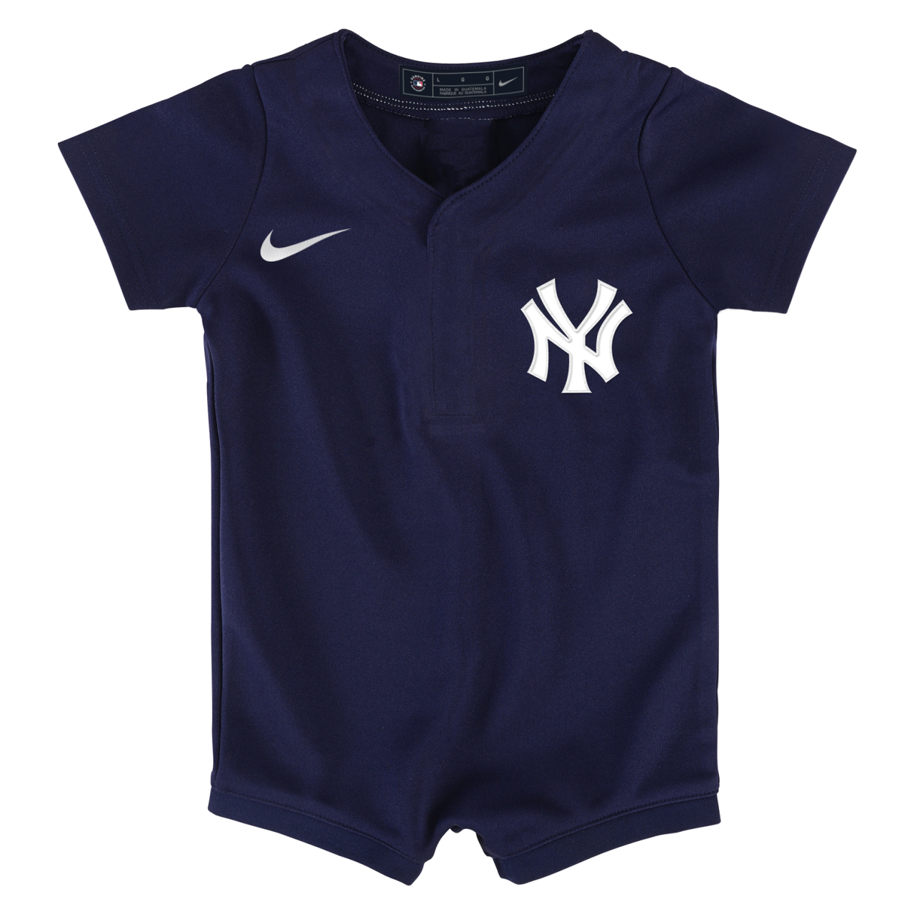 New York Yankees Nike Newborn & Infant Official Jersey Romper - Navy