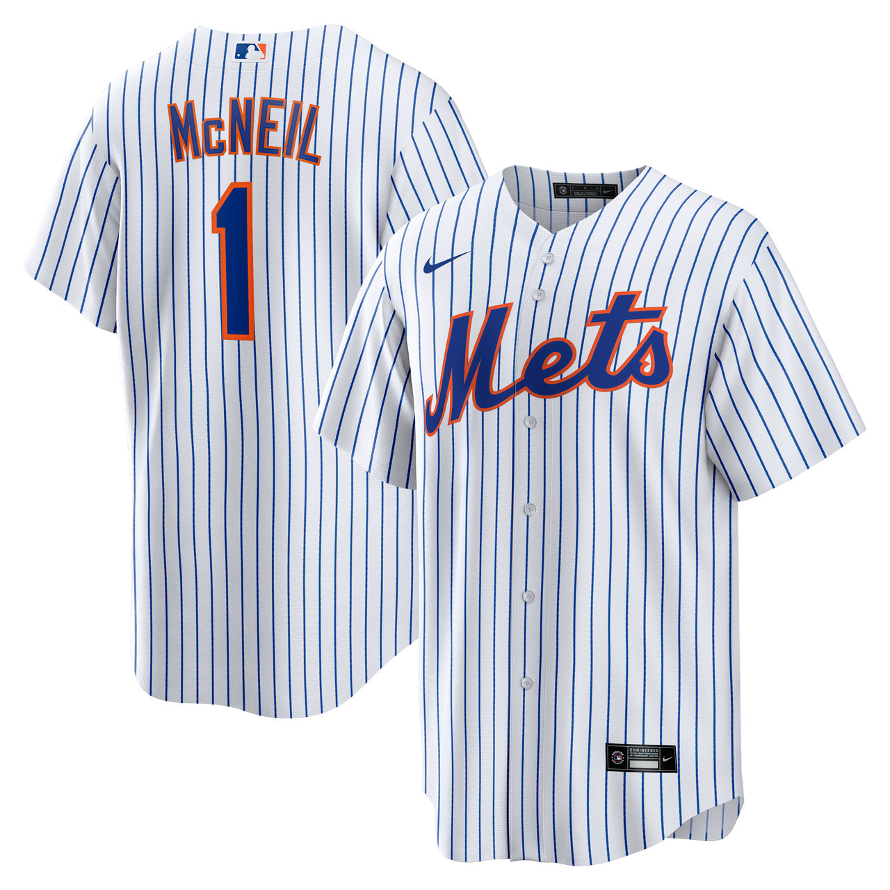 New York Mets No6 Jeff McNeil White(Blue Strip) Alternate Cool Base Stitched Youth MLB Jersey