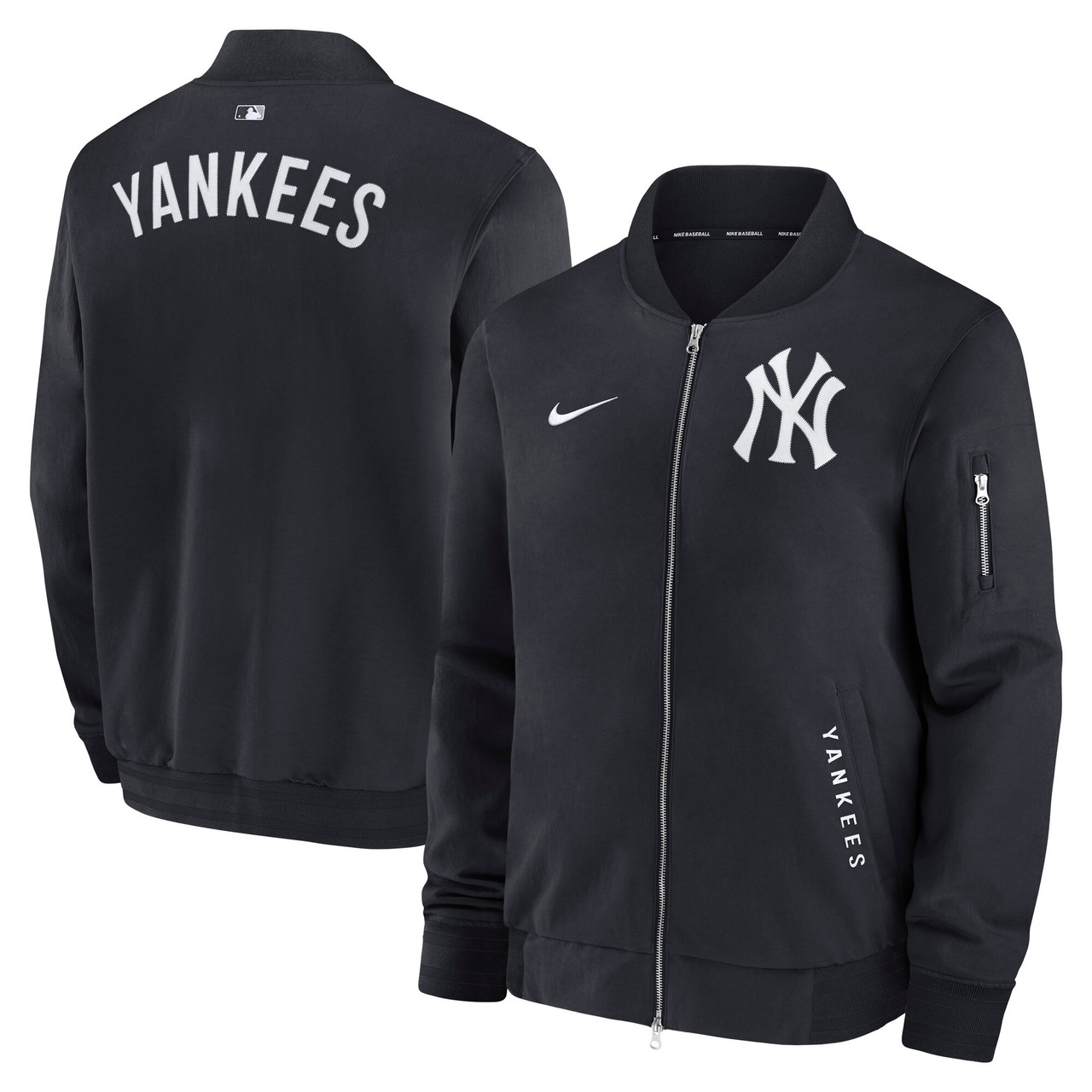 NY Yankees Authentic Dugout Bomber Jacket
