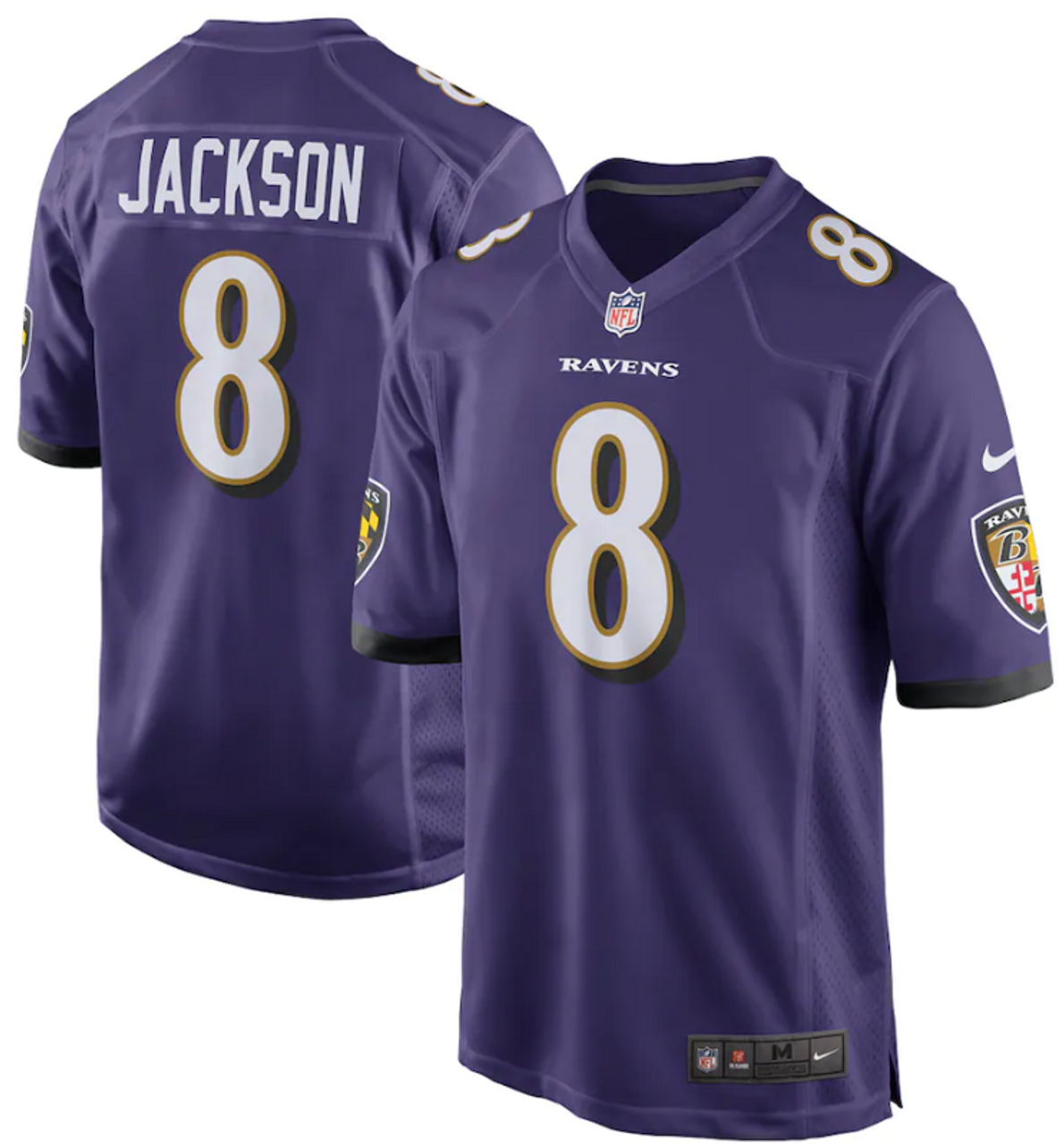 Lamar Jackson Jersey - Purple Baltimore Ravens Adult Nike Game