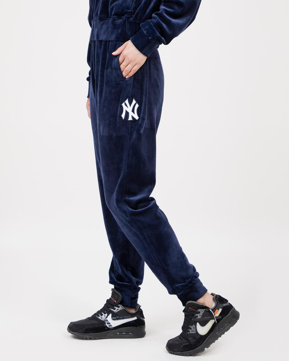 NY Yankees Classic Ladies Velour Jocker Pant
