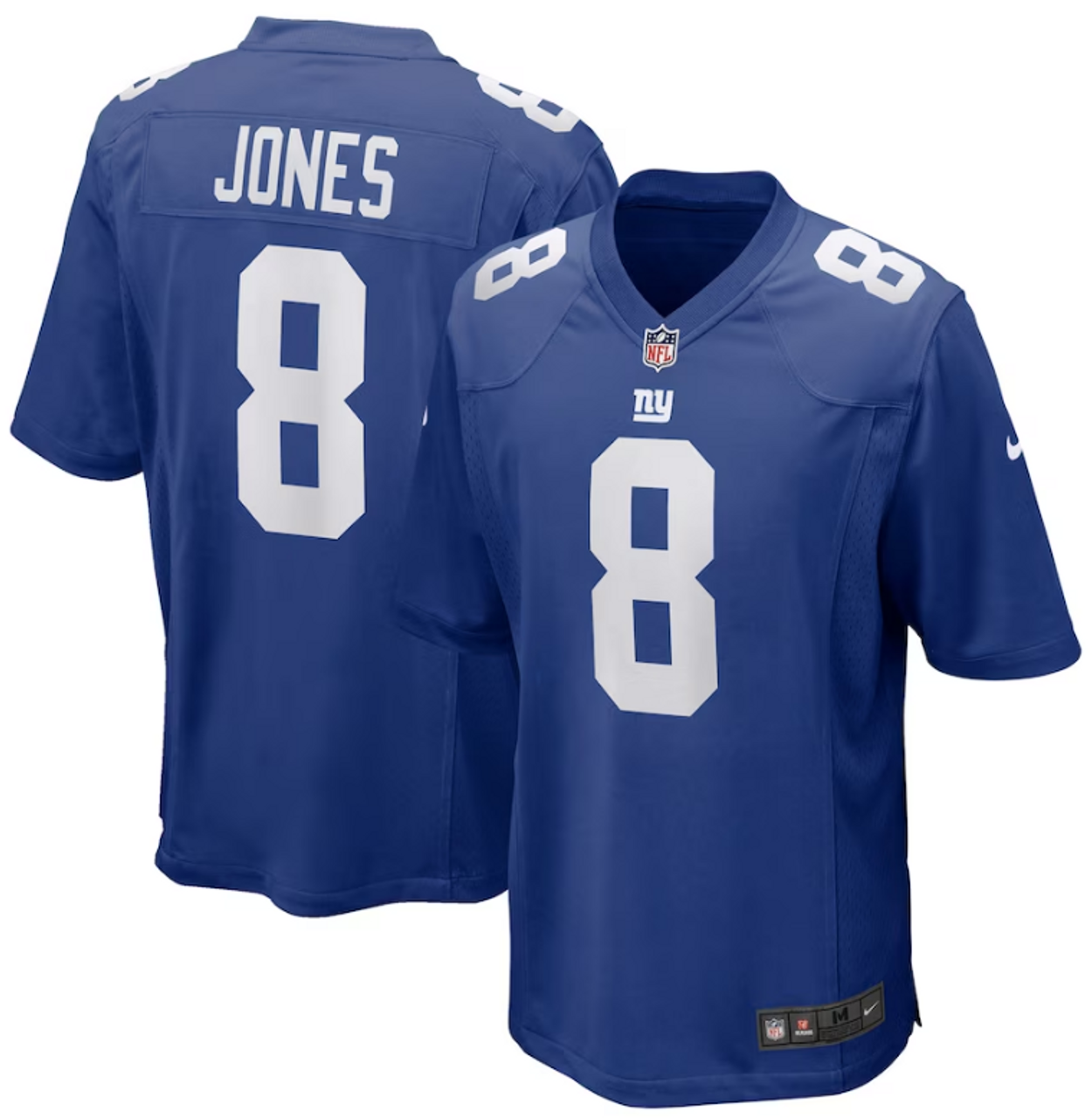 Daniel Jones Youth Jersey - Blue NY Giants Kids Nike Game Jersey  manufactured by Nike