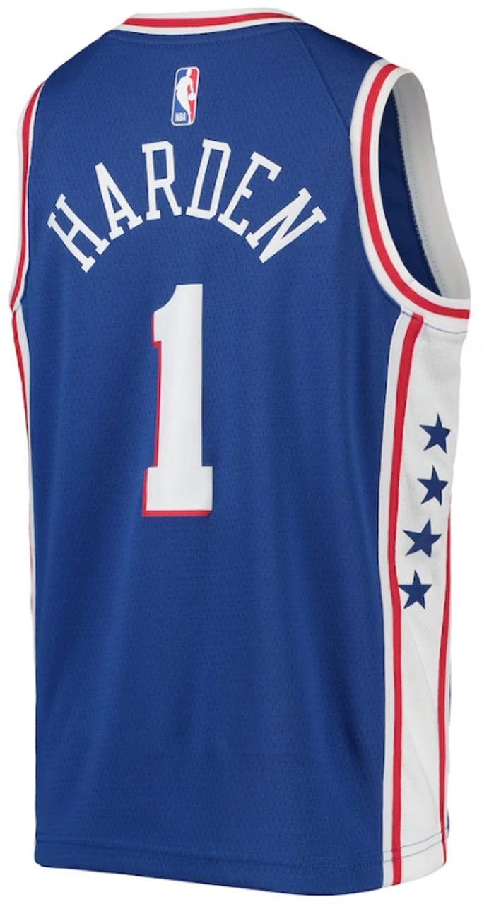 James Harden Youth Jersey Philadelphia 76ers Swingman Kids Icon
