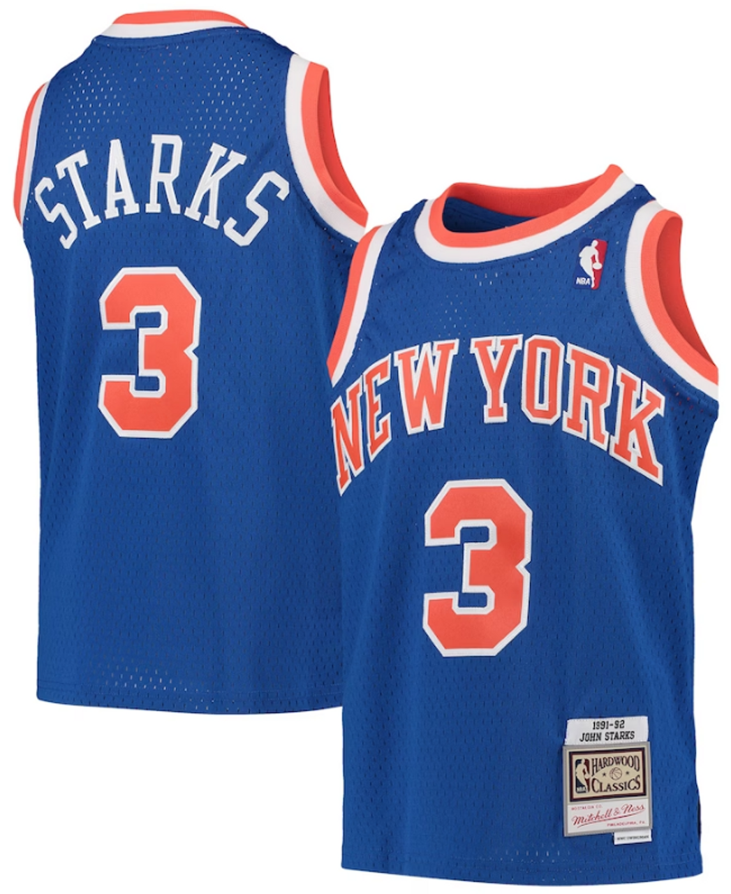 John Starks Youth Jersey - Blue New York Knicks Swingman