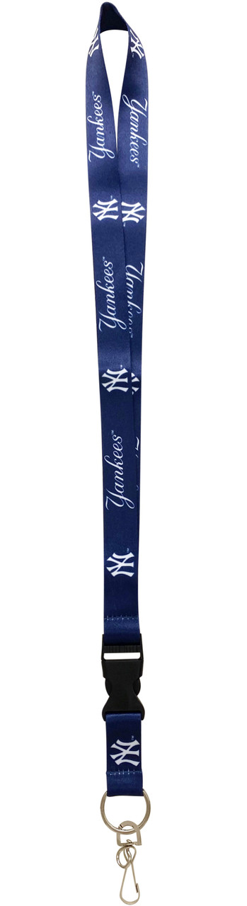 NY Yankees Lanyard Necklace with Buckle Navy