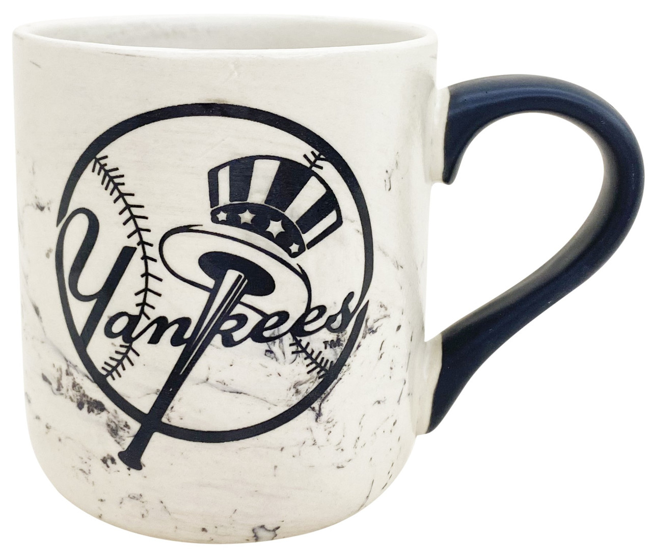 NY Yankees Marbleized 16oz Jumbo Mug