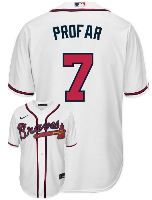 Jurickson Profar Youth Jersey Atlanta Braves Replica Kids Home