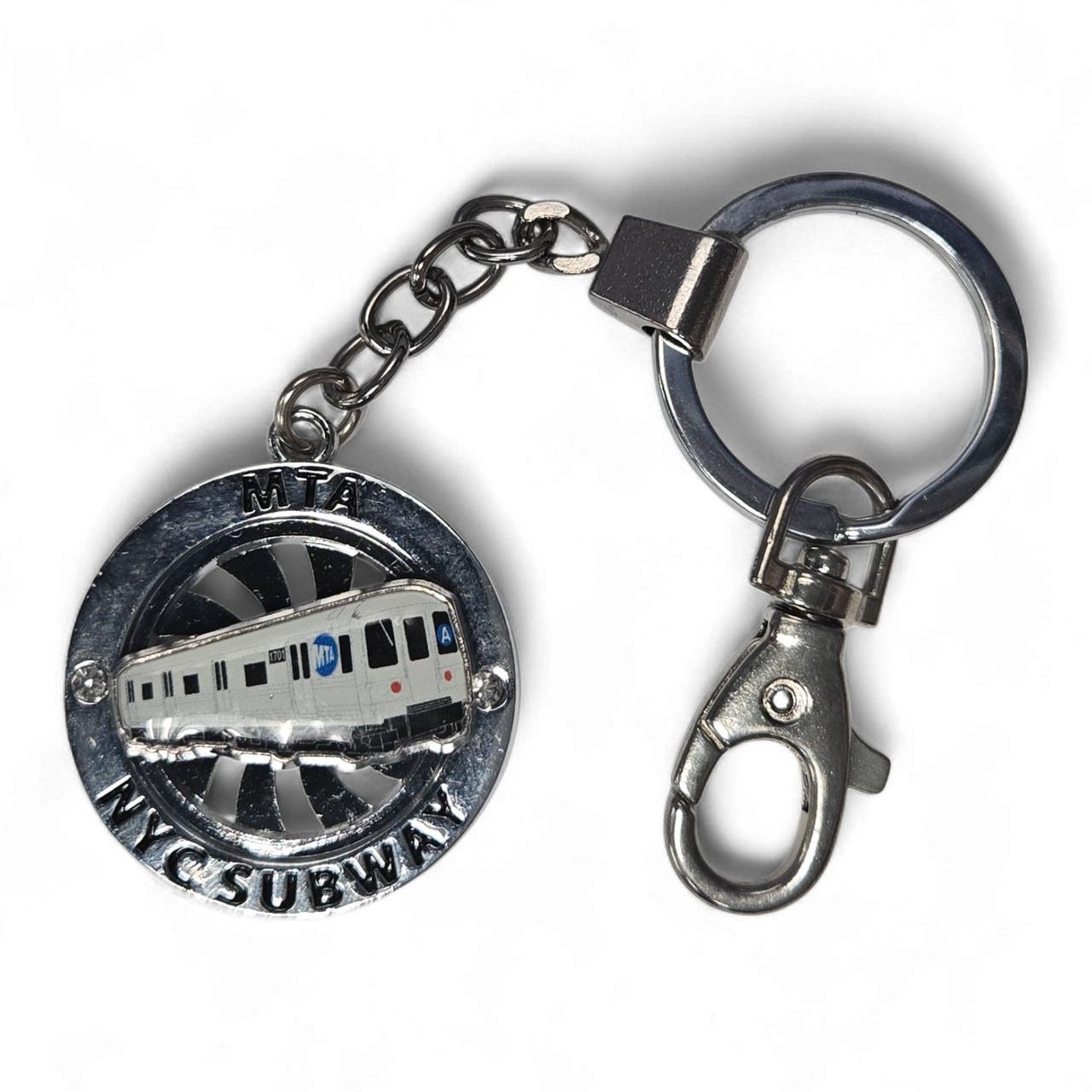 NYC Subway Rotating Keyring
