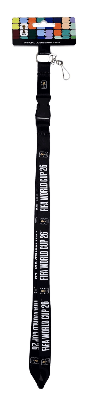 FIFA World Cup 2026 Black Lanyard | Official FIFA World Cup 2026