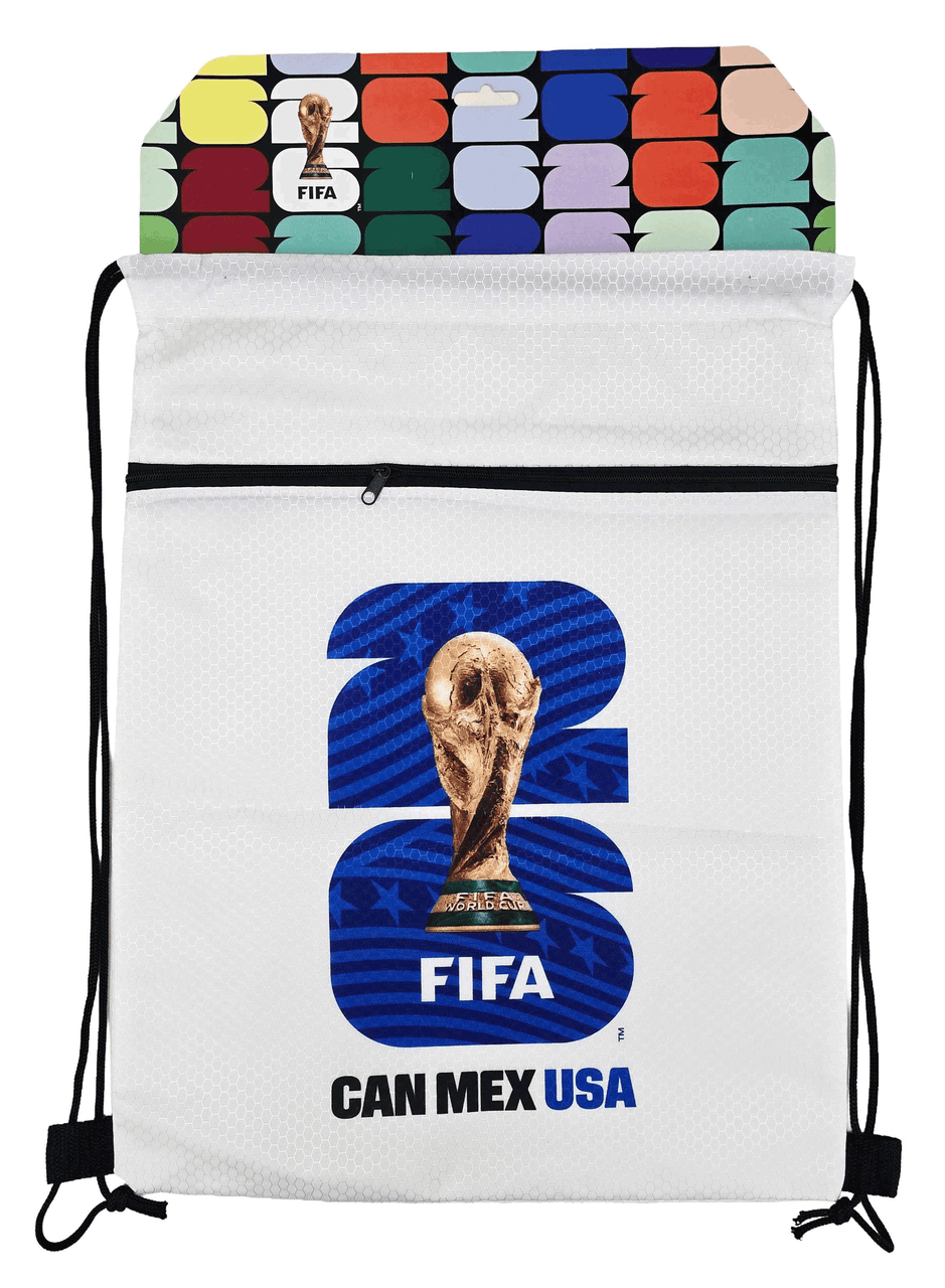 FIFA World Cup 2026 Trophy Drawstring Bag | Official FIFA World