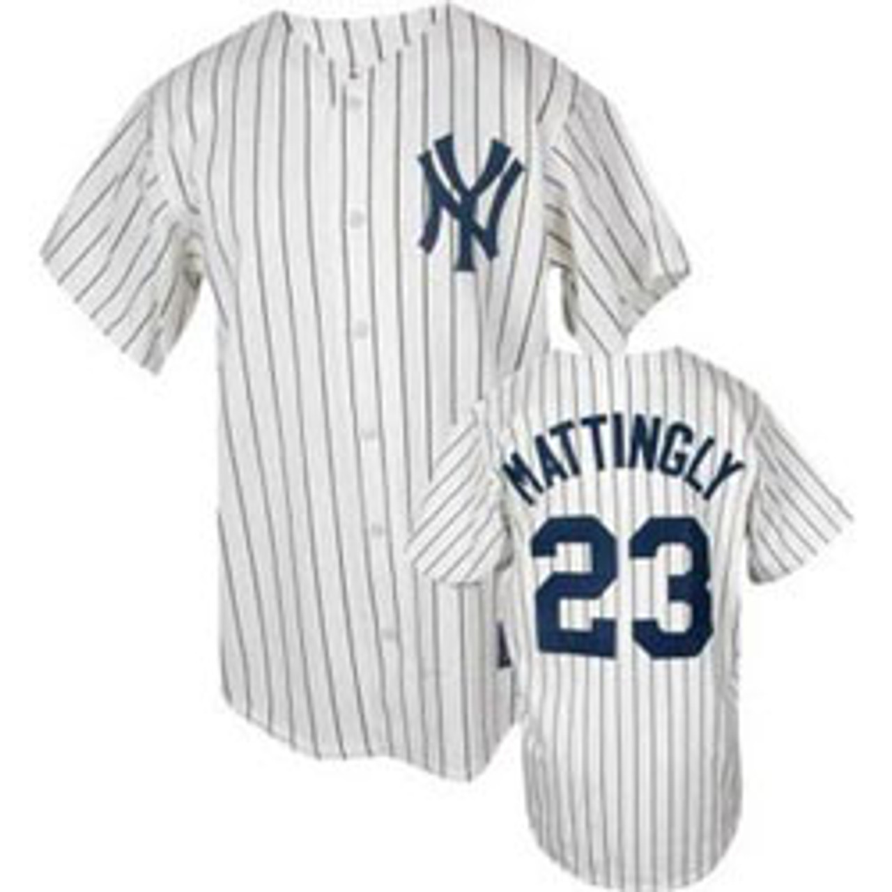 DON MATTINGLY COOPERSTOWN YANKEES MENS NAME NUMBER SHIRT JERSEY SEWN LOGO