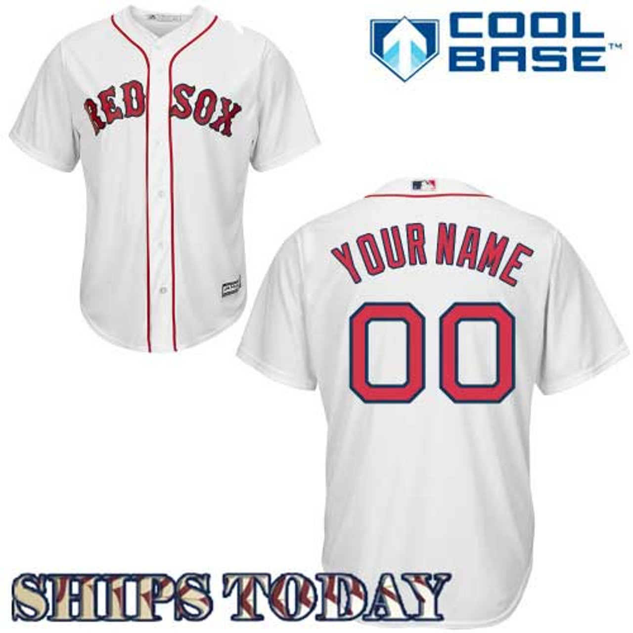 Boston Red Sox Replica Personalized Home Jersey