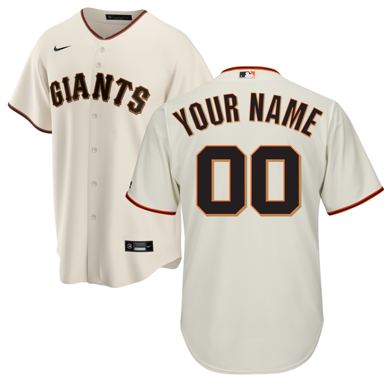 San Francisco Giants Throwback Jersey Extra-Small