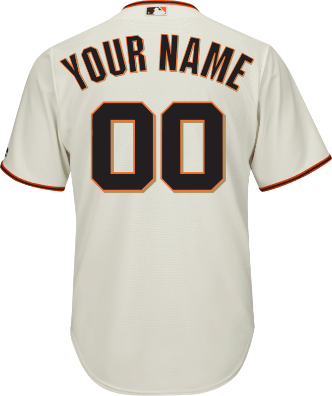 San Francisco Giants Replica Personalized Home Jersey