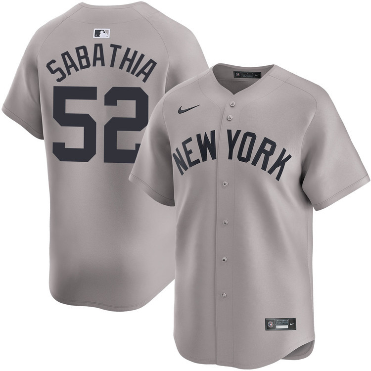 Sabathia Jersey NY Yankees Road Adult
