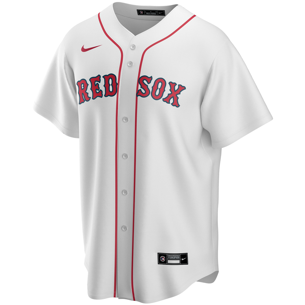 Boston Red Sox Dustin Pedroia Jersey Mens M Medium Red Nike Baseball Dri-Fit