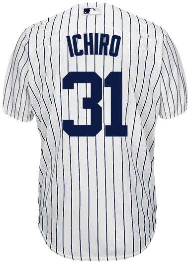 イチロー ヤンキース 31 ユニフォーム ICHIRO Yankees ニューヨーク