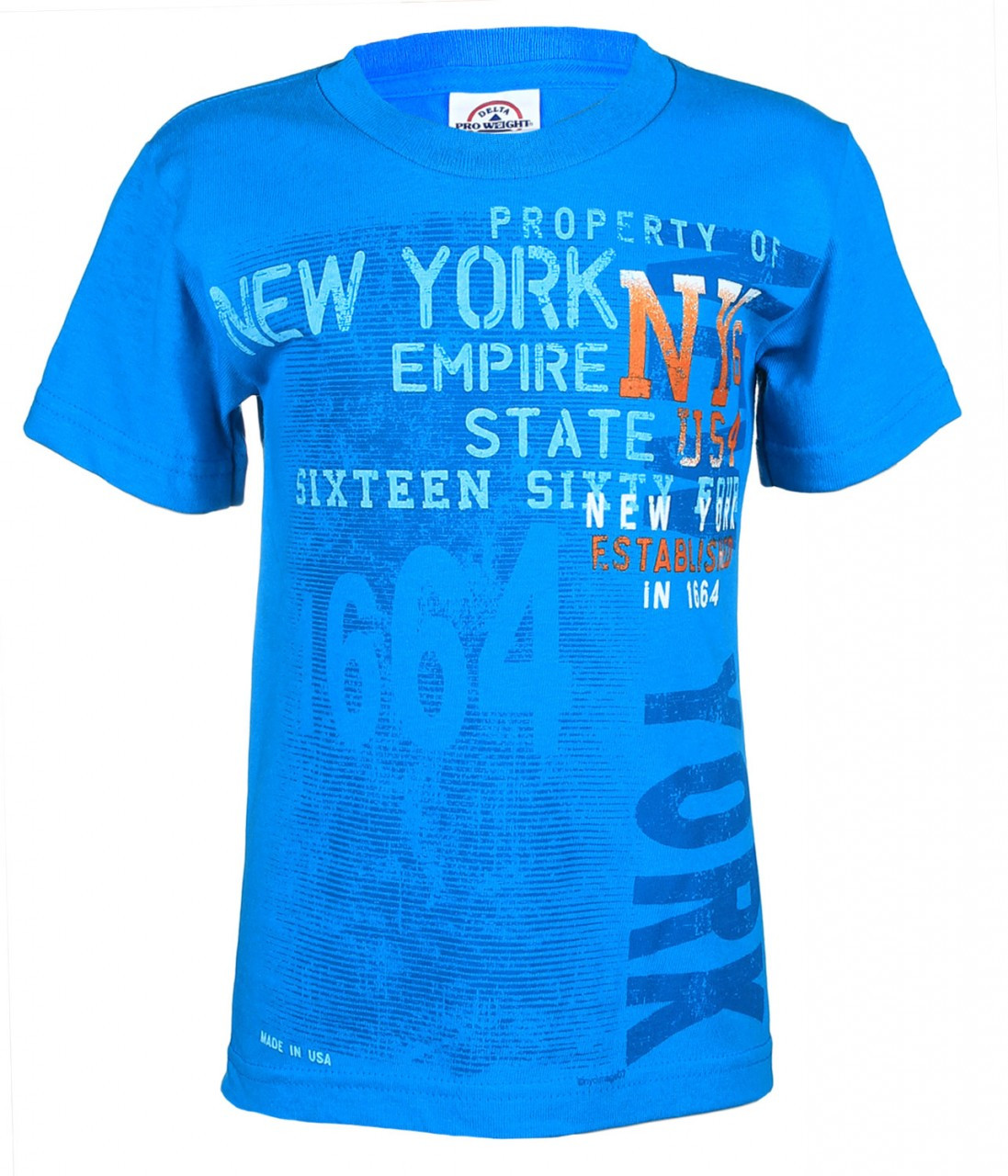 NY Established 1664 Blue Kids T-Shirt