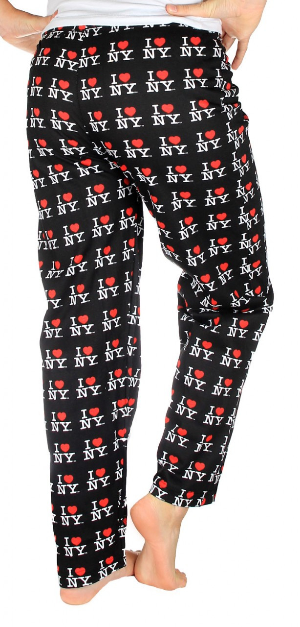 Just Love Women's Plush Pajama Pants (Black - Santa Skull, Medium)