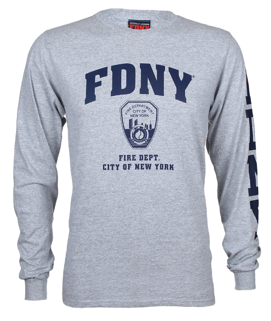 FDNY T-SHIRT, Officially Licensed Crewneck New York Fire Department At