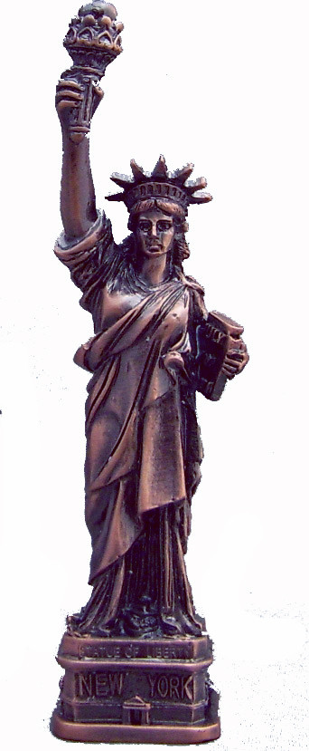 Copper Statue of Liberty - 5 Inch