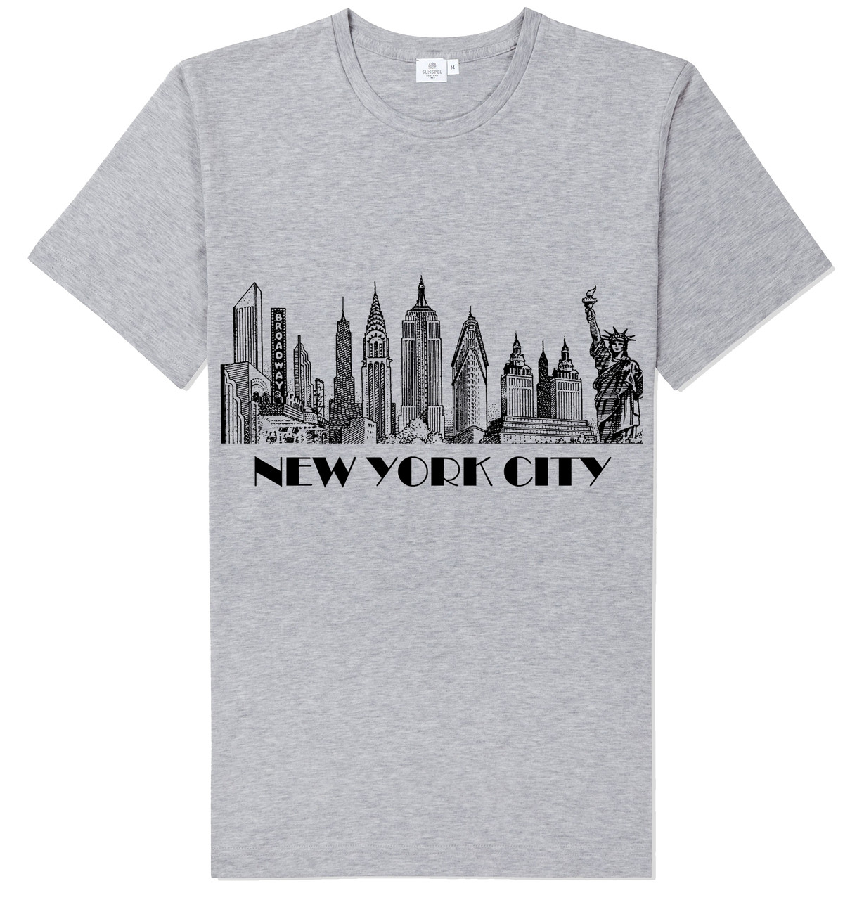 new york city skyline t shirt