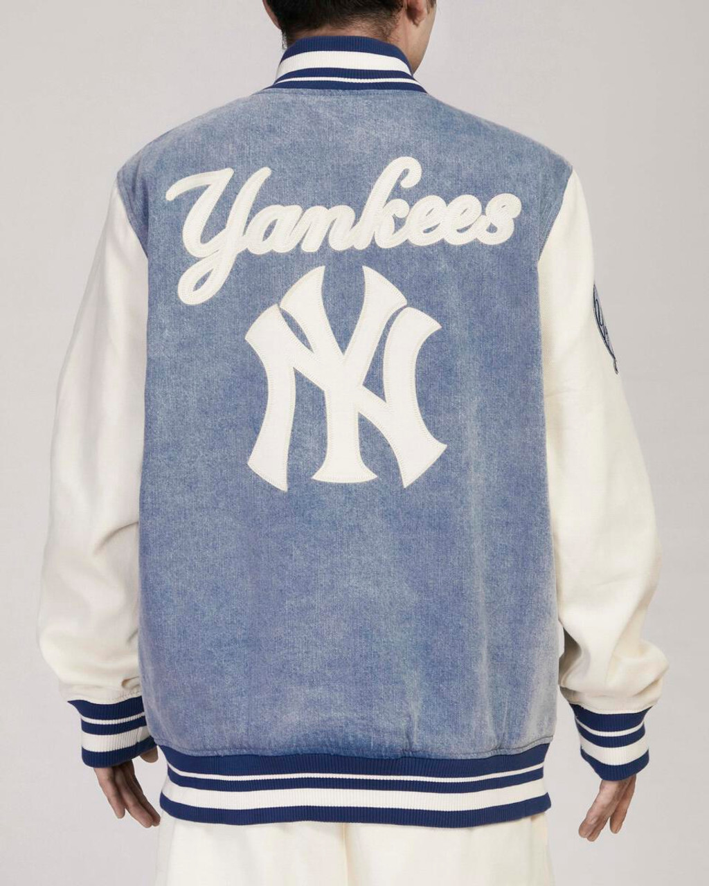 NY Yankees Title Holder Commemorative Canvas Varsity Jacket