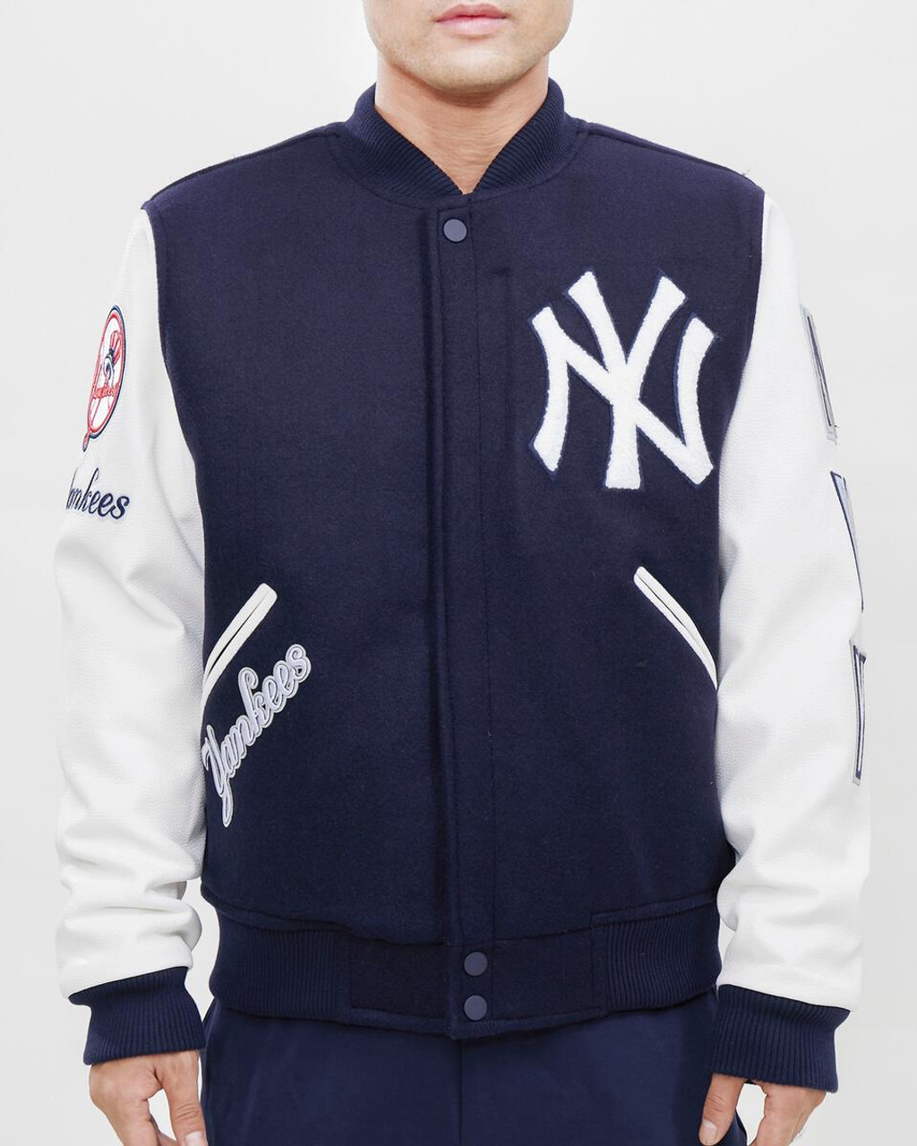 NY Yankees Varsity Jacket - Embroidered Logos