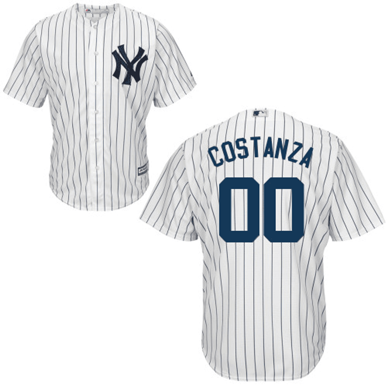 George Costanza Jersey - NY Yankees Adult Home Jersey