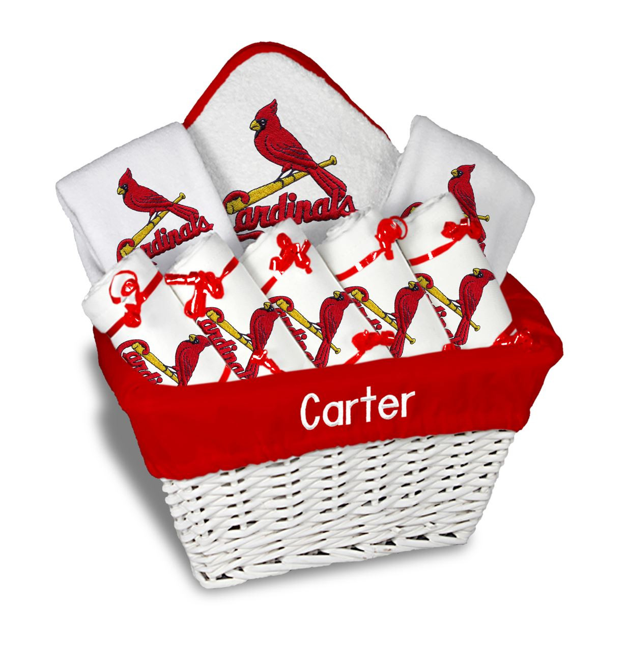 Stl Cardinals Personalized 9-Piece Gift Basket
