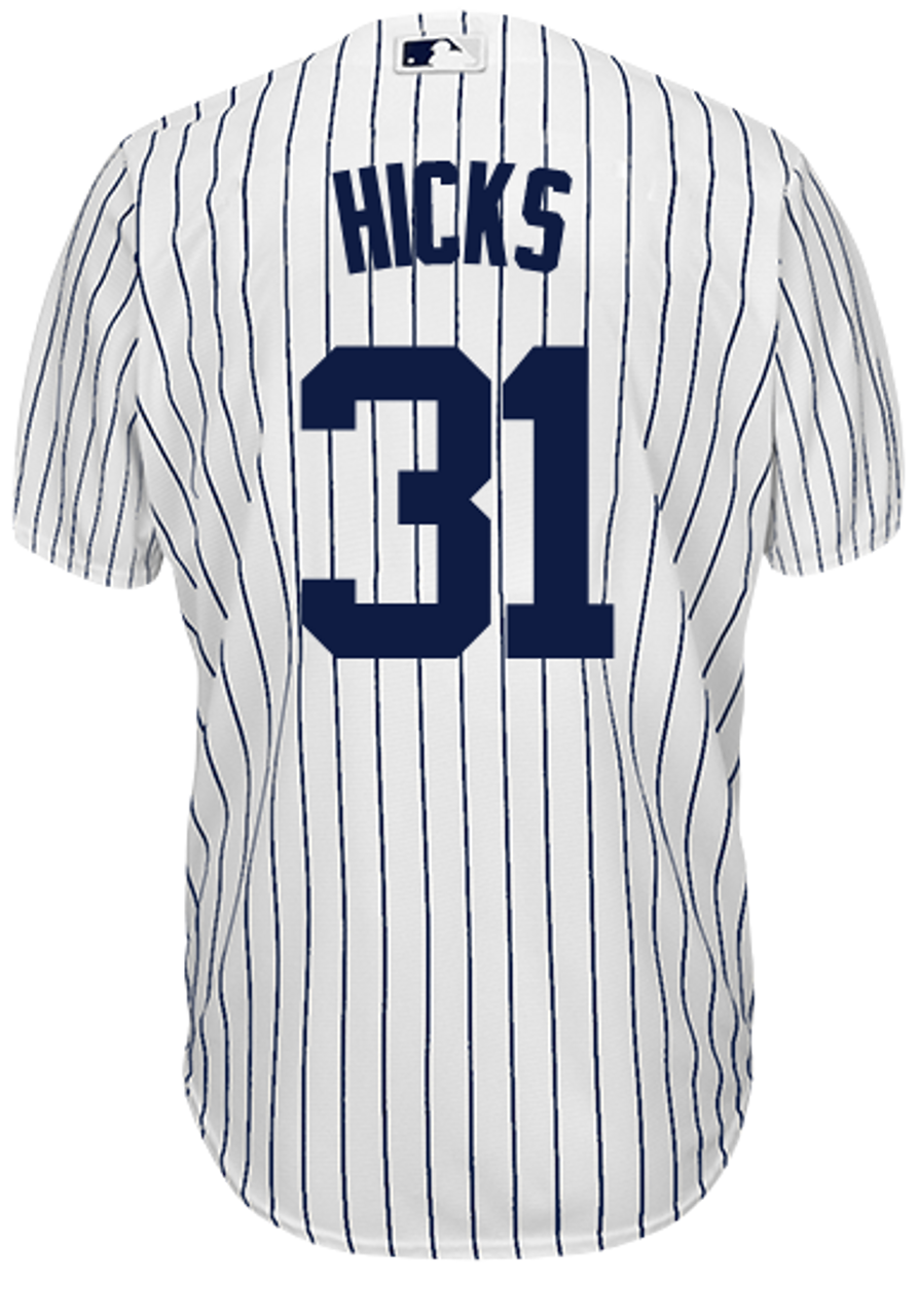 NY, New York Yankees Nike Official Home MLB Jersey - White