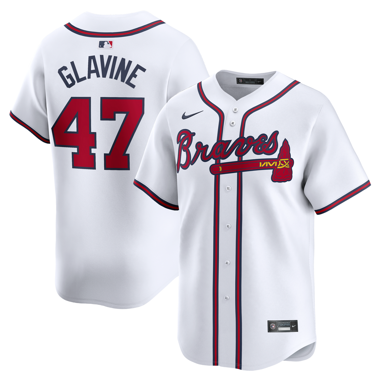 atlanta braves tom glavine jersey