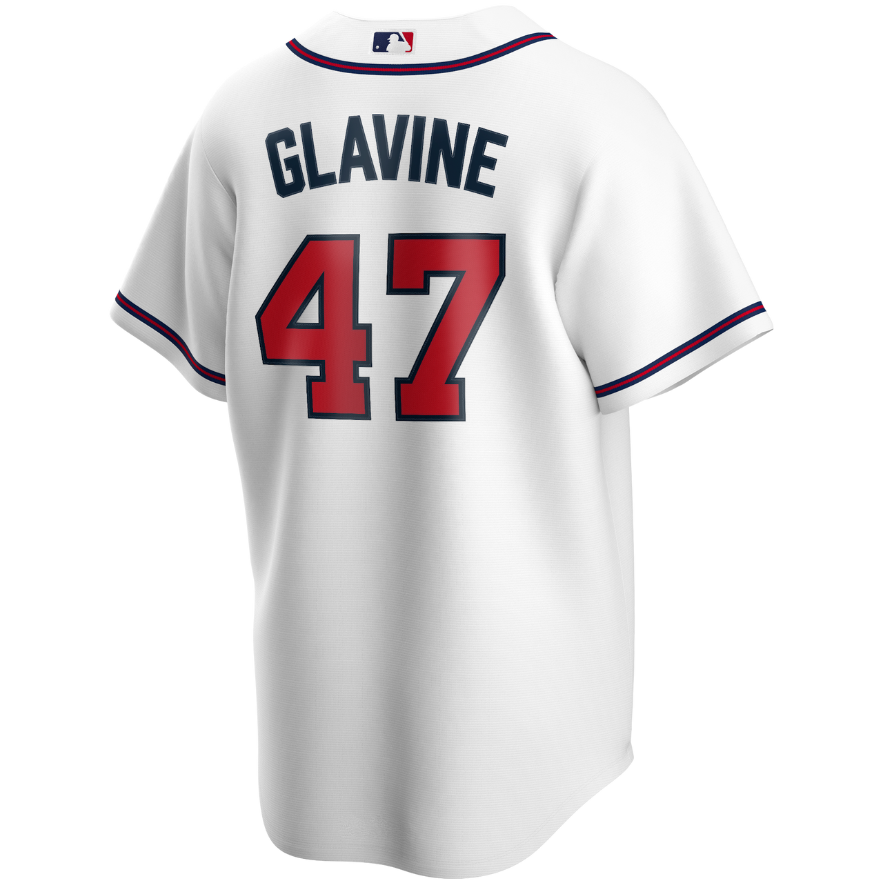 Braves Nike Home Replica Team Jersey - White 