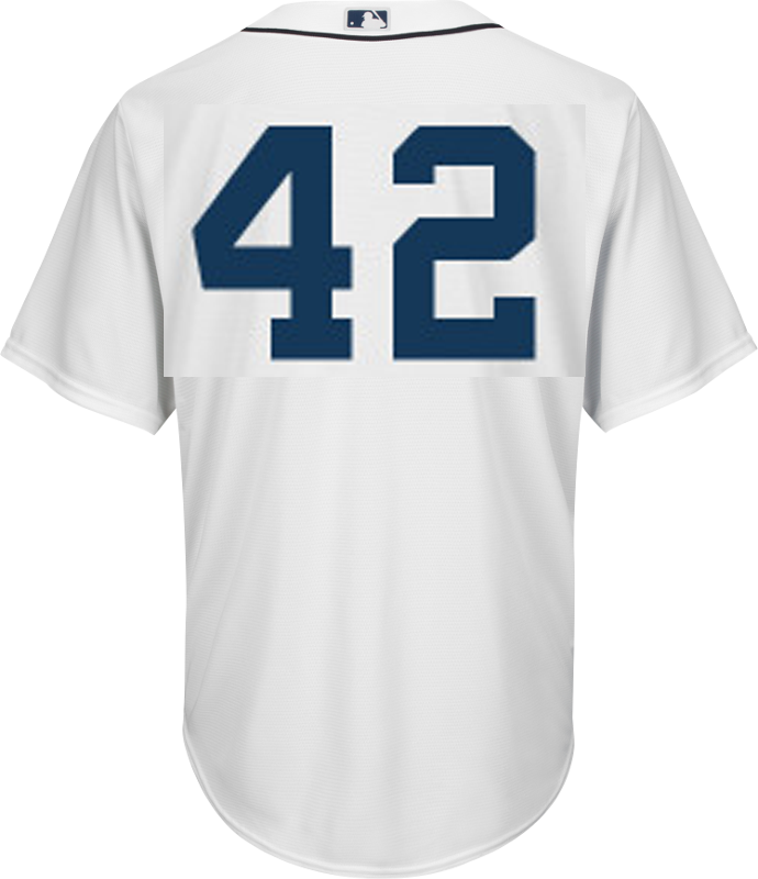 Jackie Robinson Day 42 Youth Jersey - Detroit Tigers Replica Kids Home  Jersey