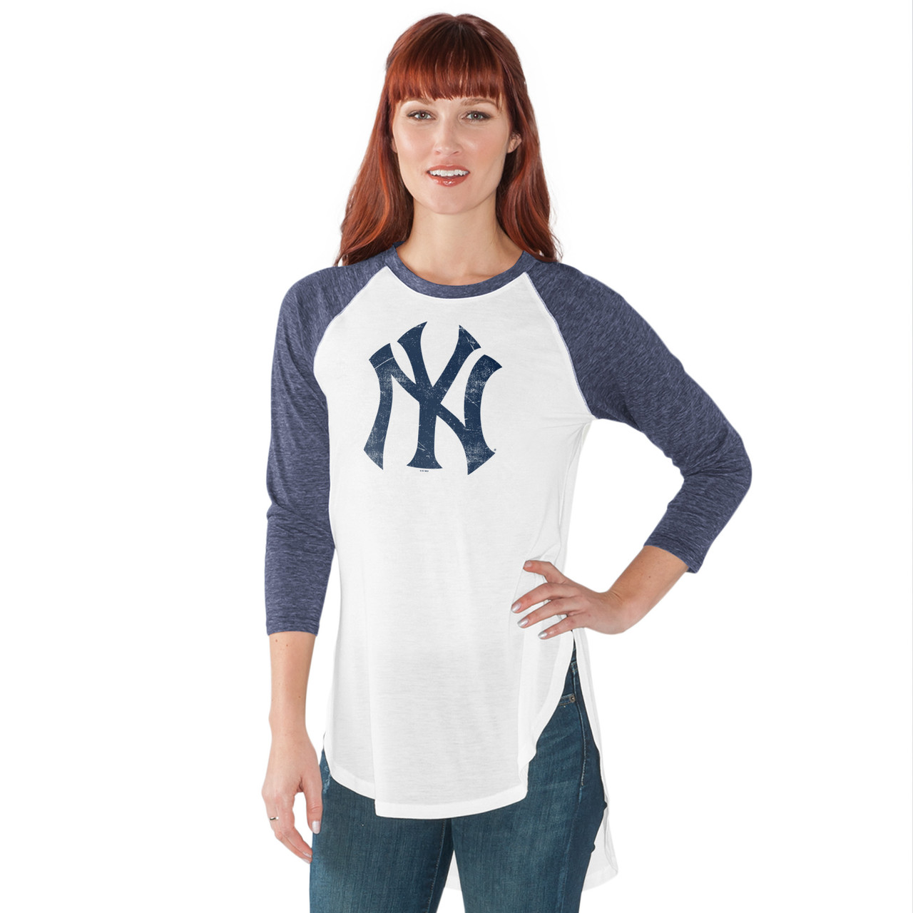NY Yankees Ladies All Star 3/4 Sleeve T-Shirt