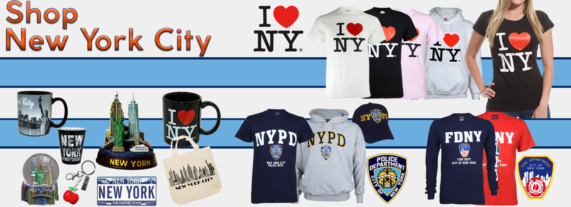 New York City Souvenirs and I Love New York Gifts From