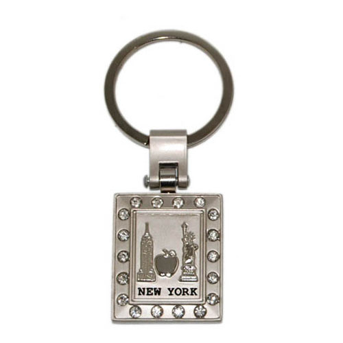 NYC Icons Multi Diamond Keychain