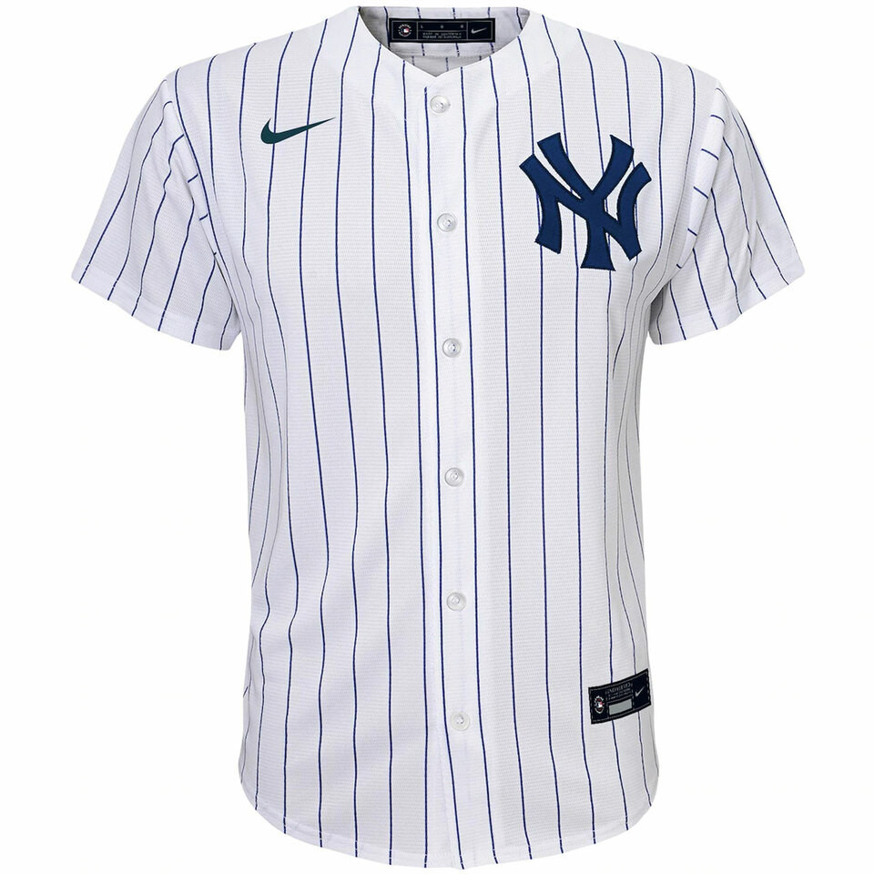 NY Yankees Replica Personalized Youth Home Jersey