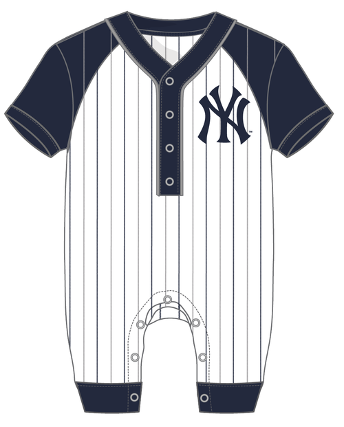 Yankees Baby Pinstripe Coverall