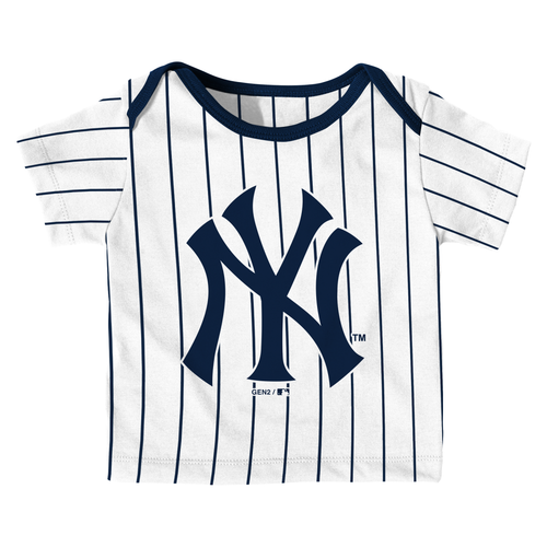 MLB NEW YORK YANKEES T-SHIRT One Piece SIZE 6-9 MONTHS BABY TEE