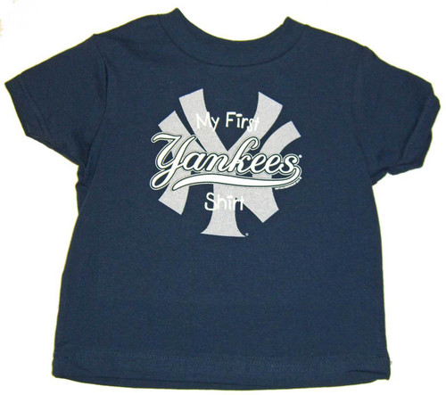 Yankees Navy Primary Logo Kids T-Shirt