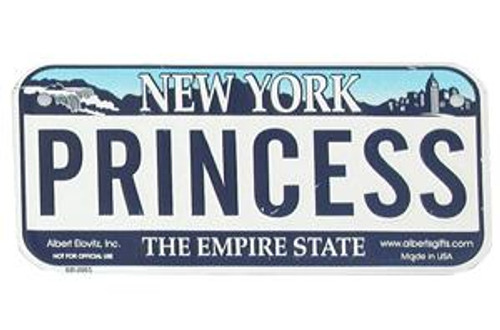 Princess Bike Plate