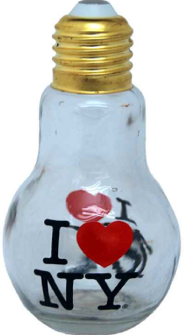 I Love NY Bulb Bottle Glassware 