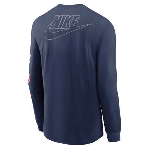 NY Yankees Knockout Cooperstown Long Sleeve T-Shirt - back