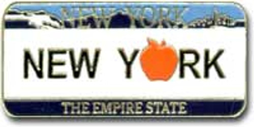 New York License Plate Magnet