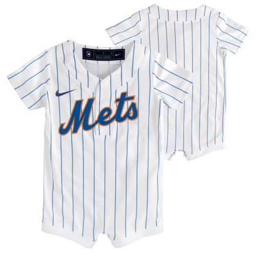  NY Mets Replica Baby Romper Home Jersey