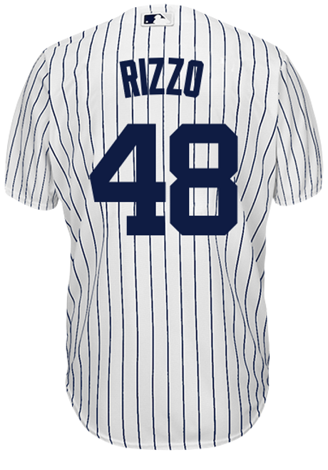 Anthony Rizzo Youth Jersey - NY Yankees Replica Kids Home Jersey - back