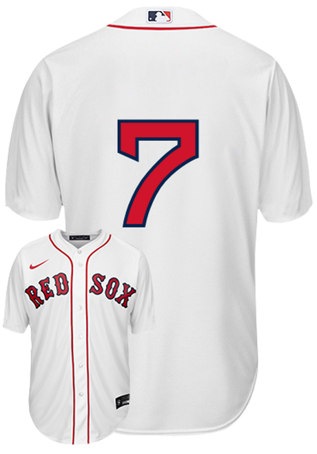Christian Vazquez Youth No Name Jersey - Boston Red Sox Replica Number Only Kids Home Jersey